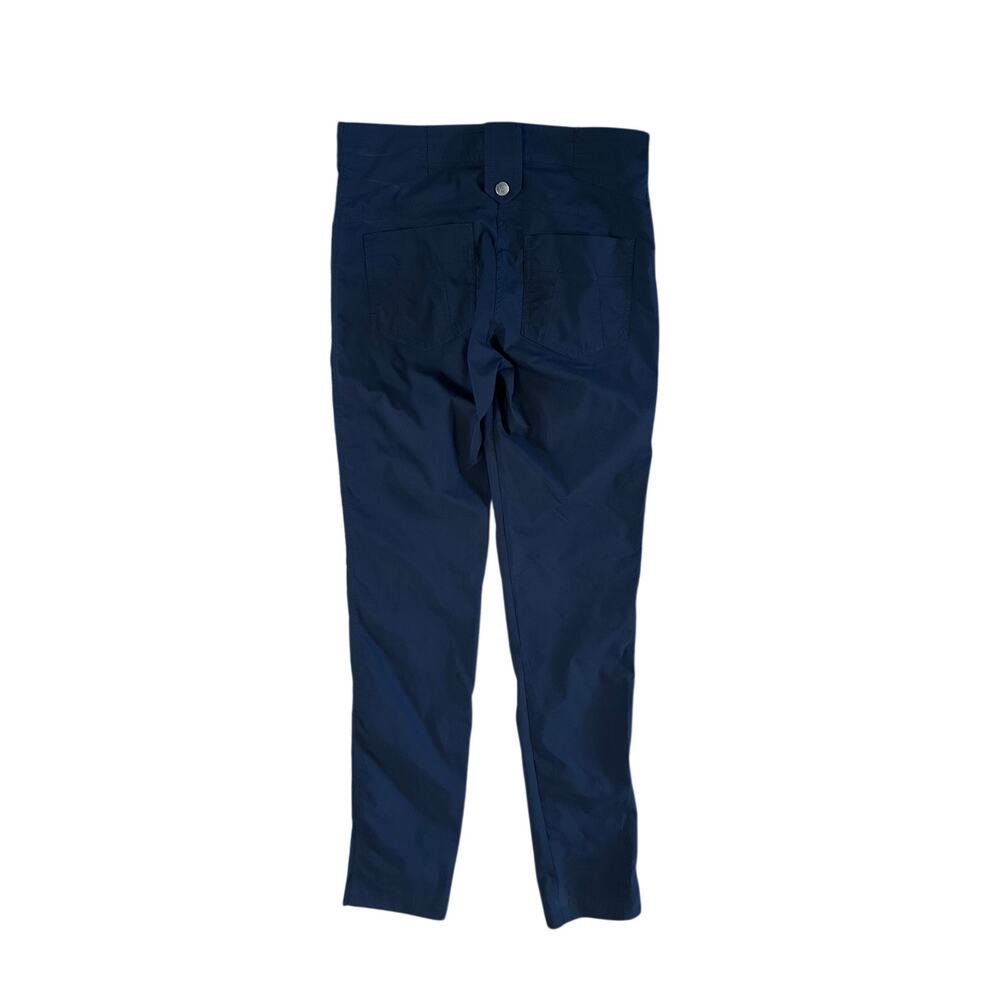 Women S Anatomie Navy Blue Luisa Pants Slim Leg Ankle Length Stretch Trousers - Picture 4 of 6